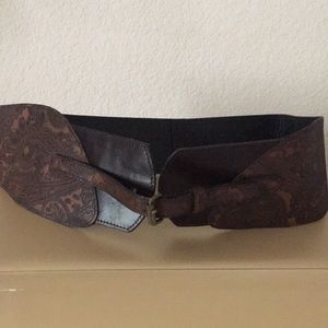 NWT Genuine print leather Belt